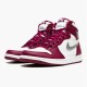 PK Sneakers Jordan 1 Retro High OG Bordeaux Bordeaux/White-Metallic Silver 555088-611