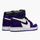 PK Sneakers Jordan 1 Retro High Court Purple White Court Purple/White-Black 555088-500