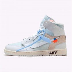 PK Sneakers Jordan 1 Retro High Off-White White White/White AQ0818-100