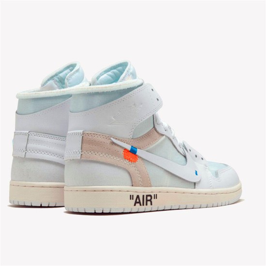 PK Sneakers Jordan 1 Retro High Off-White White White/White AQ0818-100