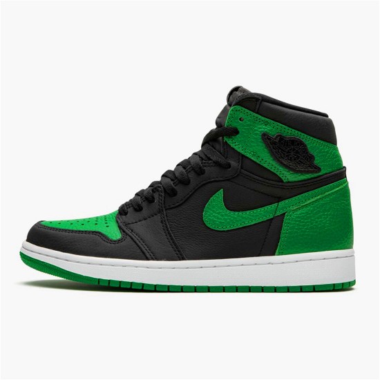 PK Sneakers Jordan 1 Retro High Pine Green Black Black/Pine Green-White-Gym Red 555088-030