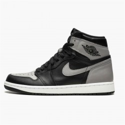 PK Sneakers Jordan 1 Retro High Shadow (2018) Black/Medium Grey-White 555088-013