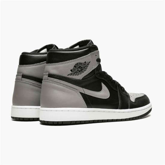 PK Sneakers Jordan 1 Retro High Shadow (2018) Black/Medium Grey-White 555088-013