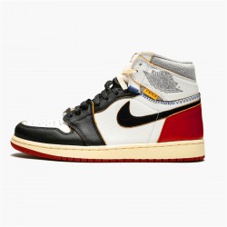 PK Sneakers Jordan 1 Retro High Union Los Angeles Black Toe White/Black-Varsity Red-Wolf Grey BV1300-106