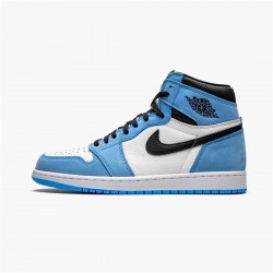 PK Sneakers Jordan 1 Retro High White University Blue Black White/University Blue-Black 555088-134