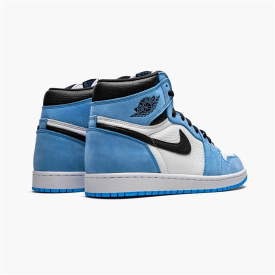 PK Sneakers Jordan 1 Retro High White University Blue Black White/University Blue-Black 555088-134