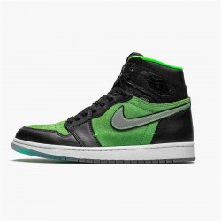 PK Sneakers Jordan 1 Retro High Zoom Zen Green Black/Black-Tomatillo-Rage-Green CK6637-002