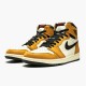 PK Sneakers Jordan 1 Retro High Rookie of the Year Golden Harvest/Black-Sail 555088-700