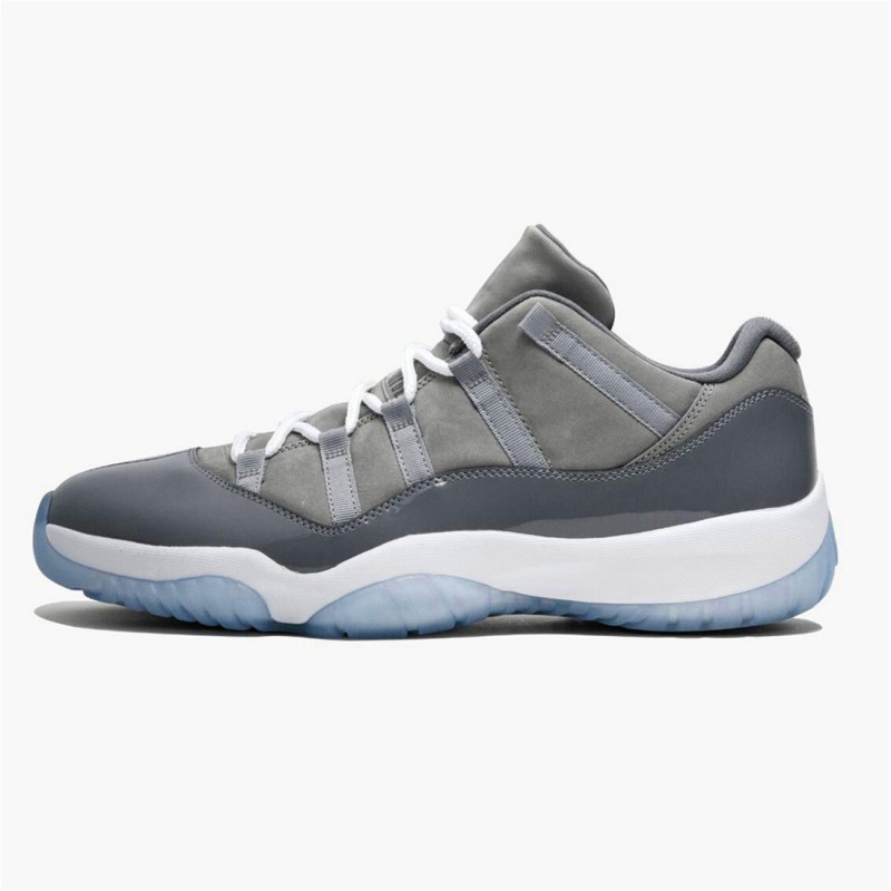 PK Sneakers Jordan 11 Retro Low Cool Grey Medium Grey/White-Gunsmoke 528895-003