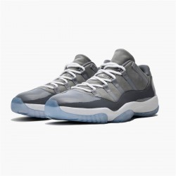 PK Sneakers Jordan 11 Retro Low Cool Grey Medium Grey/White-Gunsmoke 528895-003