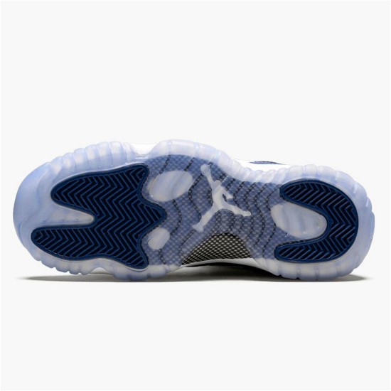 PK Sneakers Jordan 11 Retro Low Snake Navy (2019) (GS) White/Black-Navy CD6847-102