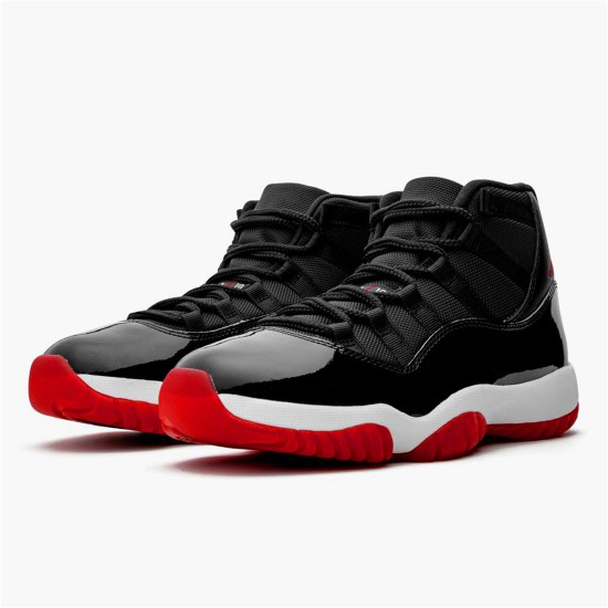 PK Sneakers Jordan 11 Retro Playoffs Bred (2019) Black/White-Varsity Red 378037-061