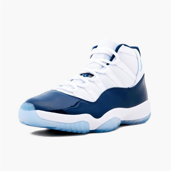 PK Sneakers Jordan 11 Retro UNC Win Like 82 White/University Blue-Midnight Navy 378037-123