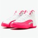 PK Sneakers Jordan 12 Retro Dynamic Pink (GS) white/vivid pink-mtllc silver 510815-109