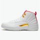 PK Sneakers Jordan 12 Retro FIBA (2019) White/University Red-Metallic Gold 130690-107