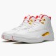 PK Sneakers Jordan 12 Retro FIBA (2019) White/University Red-Metallic Gold 130690-107