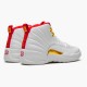 PK Sneakers Jordan 12 Retro FIBA (2019) White/University Red-Metallic Gold 130690-107