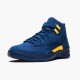 PK Sneakers Jordan 12 Retro Michigan College Navy/Amarillo BQ3180-407