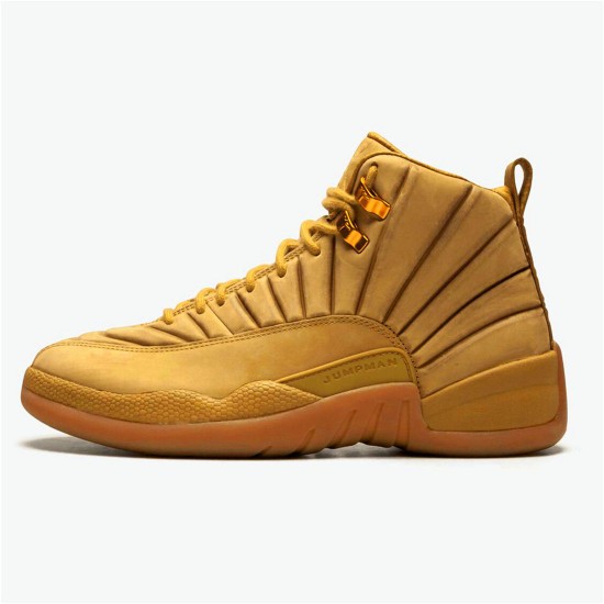 PK Sneakers Jordan 12 Retro PSNY Wheat Wheat/Wheat-Gum Light Brown AA1233-700