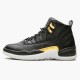 PK Sneakers Jordan 12 Retro Black Metallic Gold White (W) Black/Metallic Gold-White AO6068-007