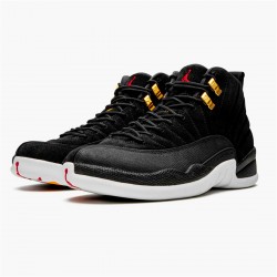 PK Sneakers Jordan 12 Retro Reverse Taxi Black/White-Taxi-Black 130690-017