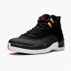 PK Sneakers Jordan 12 Retro Reverse Taxi Black/White-Taxi-Black 130690-017