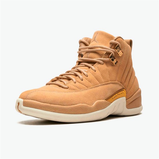 PK Sneakers Jordan 12 Retro Vachetta Tan (W) Vachetta Tan/Metallic Gold-Sail AO6068-203