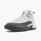 PK Sneakers Jordan 12 Retro White Dark Grey White/Dark Grey-Gym Red 130690-160