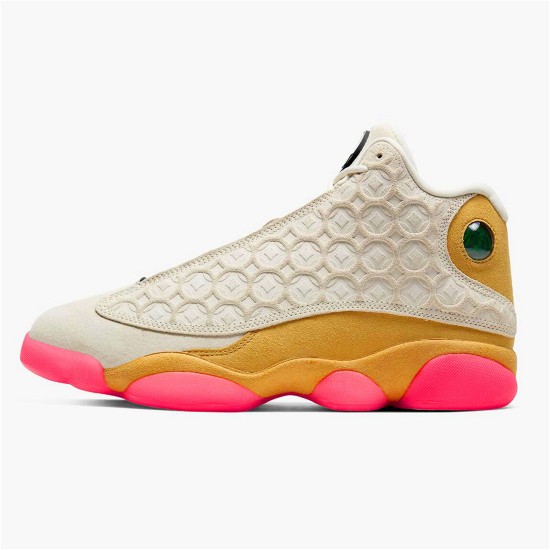 PK Sneakers Jordan 13 Retro Chinese New Year (2020) Pale Ivory/Black-Digital Pink-Club Gold CW4409-100