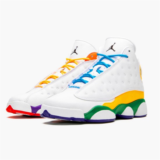 PK Sneakers Jordan 13 Retro Playground (GS) White/Black-Court Purple-Total Orange-Pine Green CV0785-158