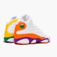 PK Sneakers Jordan 13 Retro Playground (GS) White/Black-Court Purple-Total Orange-Pine Green CV0785-158