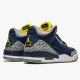 PK Sneakers Jordan 3 Retro Michigan PE Black/University Gold-Cement Grey AJ3-820064