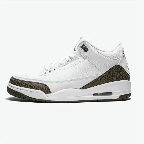 PK Sneakers Jordan 3 Retro Mocha (2018) White/Dark Mocha-Chrome 136064-122