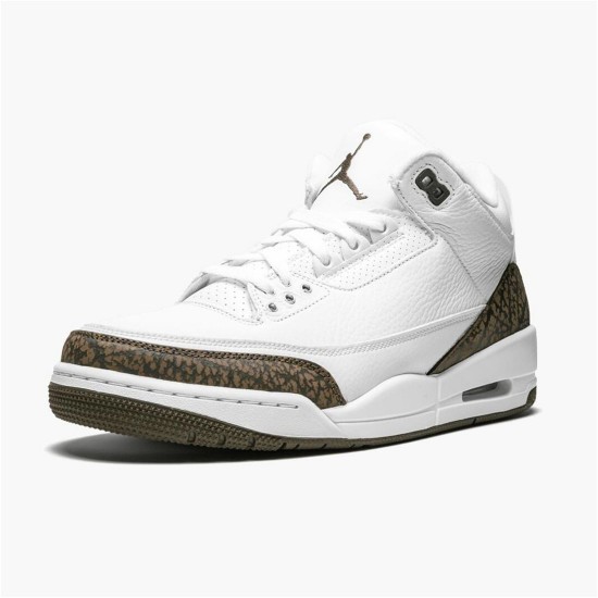 PK Sneakers Jordan 3 Retro Mocha (2018) White/Dark Mocha-Chrome 136064-122