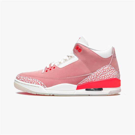 PK Sneakers Jordan 3 Retro Rust Pink (W) Sail/Rust Pink-White-Crimson CK9246-600