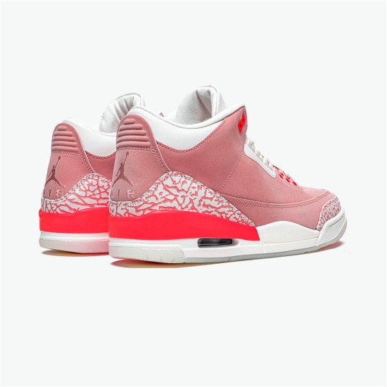 PK Sneakers Jordan 3 Retro Rust Pink (W) Sail/Rust Pink-White-Crimson CK9246-600