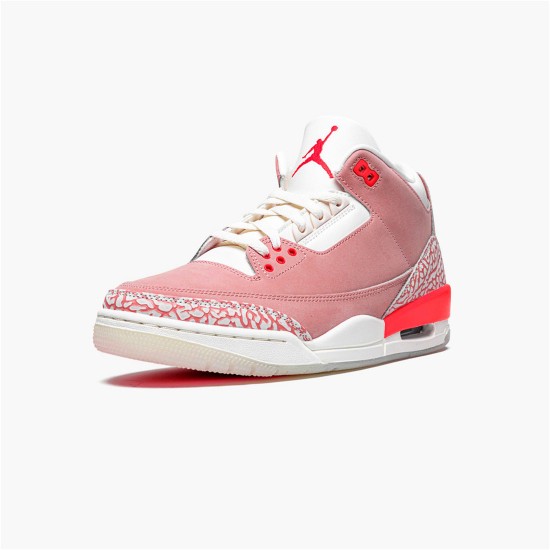 PK Sneakers Jordan 3 Retro Rust Pink (W) Sail/Rust Pink-White-Crimson CK9246-600