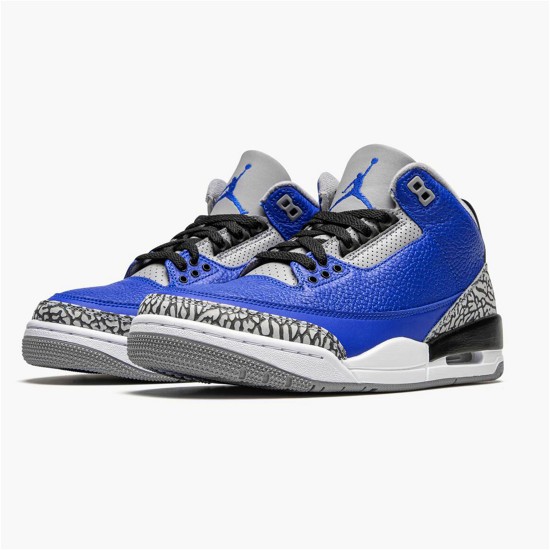 PK Sneakers Jordan 3 Retro Varsity Royal Cement Varsity Royal/Varsity Royal-Cement Grey CT8532-400