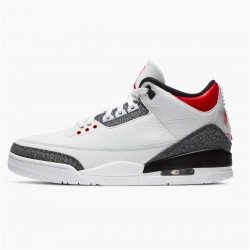 PK Sneakers Jordan 3 Retro SE-T CO JP Fire Red Denim White/Fire Red-Black CZ6433-100