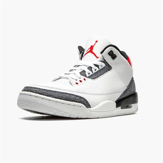 PK Sneakers Jordan 3 Retro SE-T CO JP Fire Red Denim White/Fire Red-Black CZ6433-100