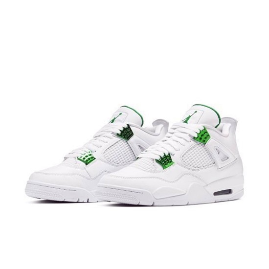 PK Sneakers Jordan 4 Retro Metallic Green White/Metallic Silver-Pine Green CT8527-113