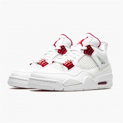 PK Sneakers Jordan 4 Retro Metallic Red White/Metallic Silver-University Red CT8527-112