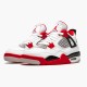 PK Sneakers Jordan 4 Retro Fire Red 2020 (GS) White/Black-Tech Grey-Fire Red 408452-160