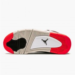 PK Sneakers Jordan 4 Retro Flight Nostalgia White/Black-Bright Crimson-Pale Citron 308497-116