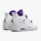 PK Sneakers Jordan 4 Retro Metallic Purple White/Metallic Silver-Court Purple CT8527-115