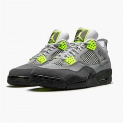 PK Sneakers Jordan 4 Retro SE 95 Neon Cool Grey/Volt-Wolf Grey-Anthracite CT5342-007