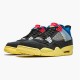 PK Sneakers Jordan 4 Retro Union Off Noir Off-Noir/Brigade Blue-Dark Smoke Grey-Light Fusion Red DC9533-001