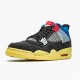 PK Sneakers Jordan 4 Retro Union Off Noir Off-Noir/Brigade Blue-Dark Smoke Grey-Light Fusion Red DC9533-001