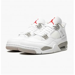 PK Sneakers Jordan 4 Retro White Oreo (2021) White/Tech Grey-Black-Fire Red CT8527-100