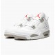 PK Sneakers Jordan 4 Retro White Oreo (2021) White/Tech Grey-Black-Fire Red CT8527-100